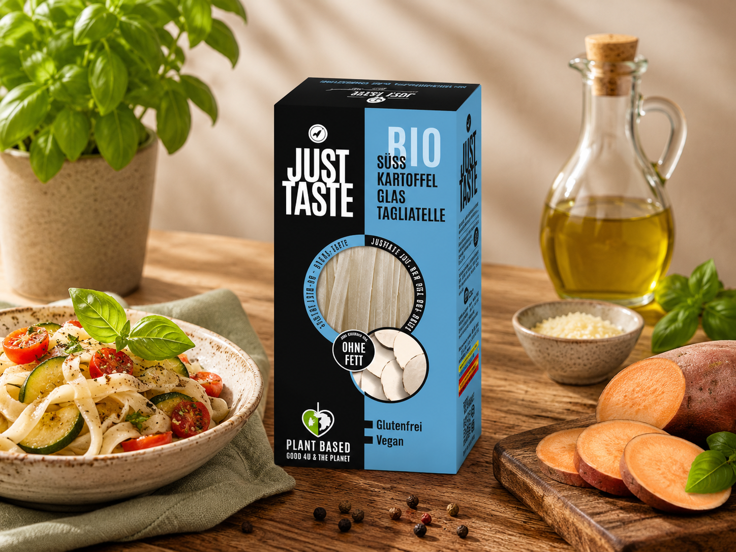 Bezlepkové TAGLIATELLE sladké brambory BIO eshop.celiakarna.cz